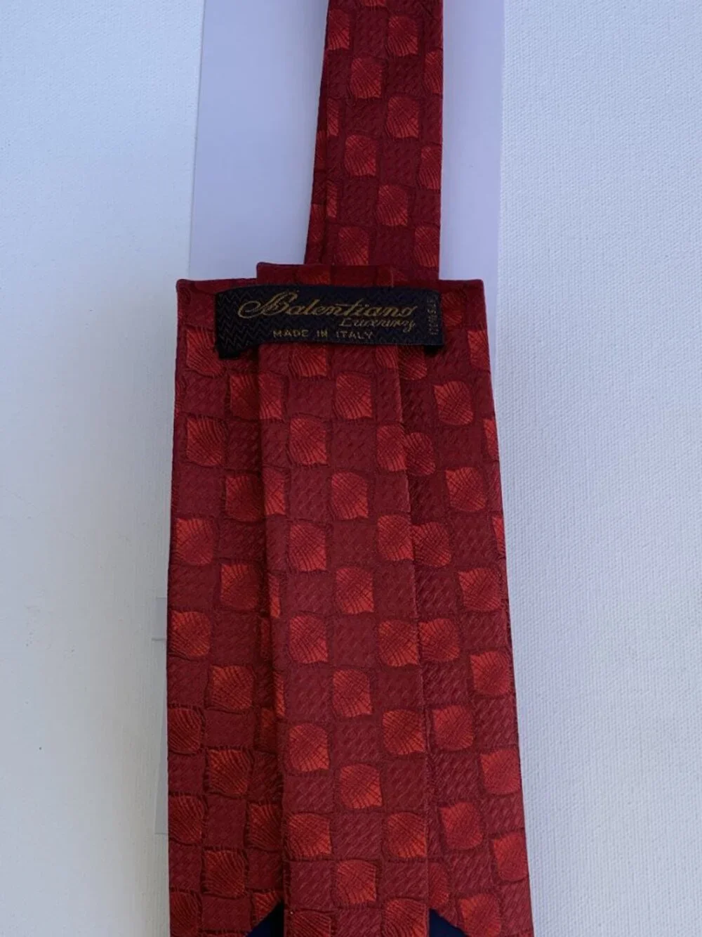 BALENTIANO Luxury 100% Silk Tie for Men Made in Italy 57